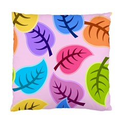 Leaves Background Beautiful Standard Cushion Case (two Sides)