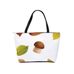 Leaves Mushrooms Classic Shoulder Handbag Back