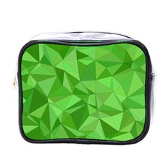 Mosaic Tile Geometrical Abstract Mini Toiletries Bag (one Side)