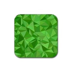 Mosaic Tile Geometrical Abstract Rubber Coaster (square)  by Mariart