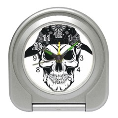 Kerchief Human Skull Travel Alarm Clock