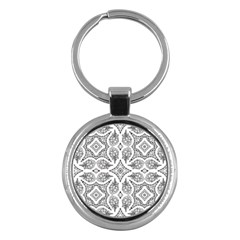 Mandala Line Art Key Chains (round)  by Mariart