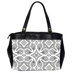 Mandala Line Art Oversize Office Handbag (2 Sides) Back