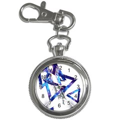 Metal Triangle Key Chain Watches