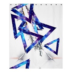 Metal Triangle Shower Curtain 60  X 72  (medium)  by Mariart