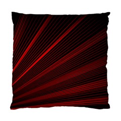 Line Geometric Red Object Tinker Standard Cushion Case (one Side)