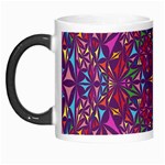 Kaleidoscope Triangle Pattern Morph Mugs Left