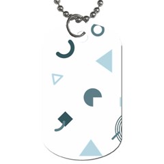 Shape Vector Triangle Dog Tag (two Sides)