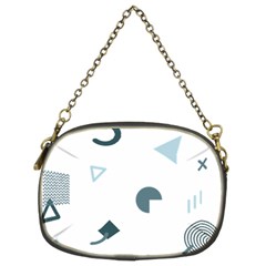 Shape Vector Triangle Chain Purse (two Sides)
