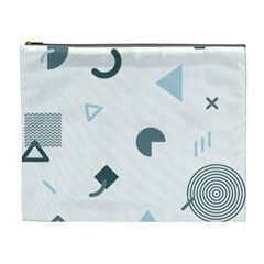 Shape Vector Triangle Cosmetic Bag (xl) by Mariart