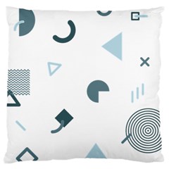 Shape Vector Triangle Large Cushion Case (two Sides) by Mariart