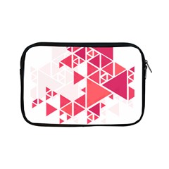 Red Triangle Pattern Apple Ipad Mini Zipper Cases by Mariart