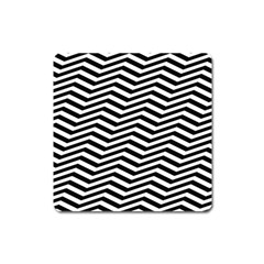 Zigzag Chevron Square Magnet by Mariart