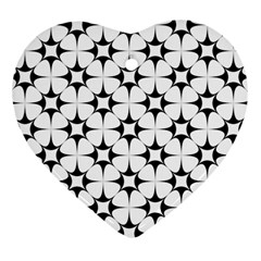 Star Background Ornament (heart)