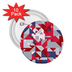 Technology Triangle 2 25  Buttons (10 Pack) 