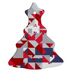 Technology Triangle Christmas Tree Ornament (two Sides)