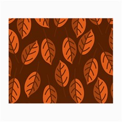 Pattern Leaf Plant Small Glasses Cloth (2-side) by Mariart