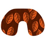 Pattern Leaf Plant Travel Neck Pillows Front