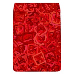 Red Pattern Technology Background Removable Flap Cover (s)