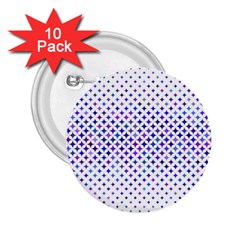 Star Curved Background Geometric 2 25  Buttons (10 Pack) 