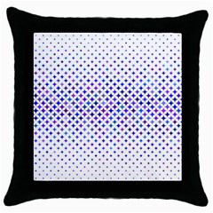 Star Curved Background Geometric Throw Pillow Case (black) by Mariart