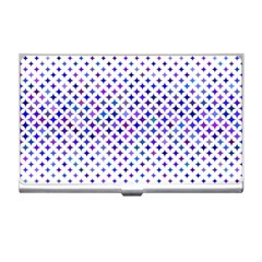 Star Curved Background Geometric Business Card Holder by Mariart
