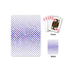 Star Curved Background Geometric Playing Cards (mini)