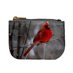 Northern Cardinal  Mini Coin Purse by WensdaiAmbrose