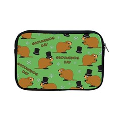 Groundhog Day Pattern Apple Ipad Mini Zipper Cases by Valentinaart