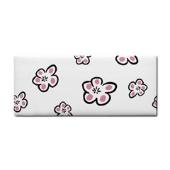 Plum Seamless Flower Hand Towel