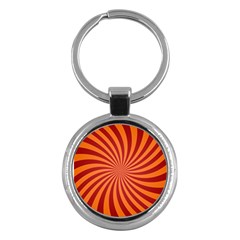 Spiral Swirl Background Vortex Key Chains (round)  by Mariart