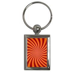 Spiral Swirl Background Vortex Key Chains (rectangle) 