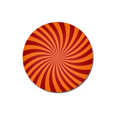 Spiral Swirl Background Vortex Magnet 3  (round) by Mariart