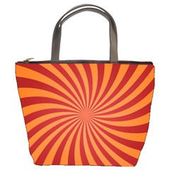 Spiral Swirl Background Vortex Bucket Bag by Mariart