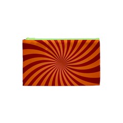 Spiral Swirl Background Vortex Cosmetic Bag (xs) by Mariart