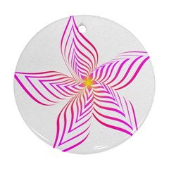 Petal Flower Ornament (round)