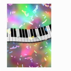 Piano Keys Music Colorful Small Garden Flag (two Sides)