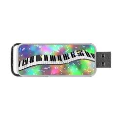 Piano Keys Music Colorful Portable Usb Flash (two Sides)