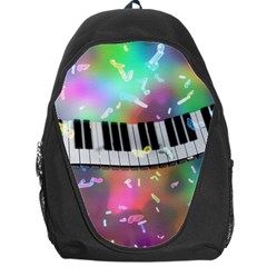 Piano Keys Music Colorful Backpack Bag