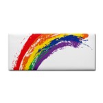 Watercolor Painting Rainbow Hand Towel Front