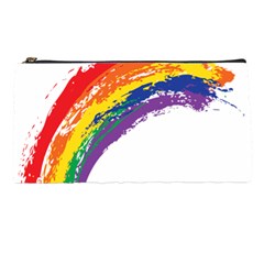 Watercolor Painting Rainbow Pencil Cases