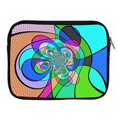 Retro Wave Background Pattern Apple Ipad 2/3/4 Zipper Cases