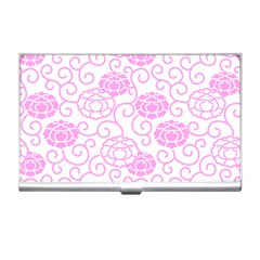 Peony Spring Flowers Business Card Holder