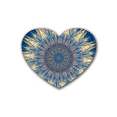Kaleidoscope Mandala Heart Coaster (4 Pack) 