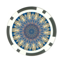 Kaleidoscope Mandala Poker Chip Card Guard