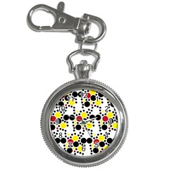Pattern Circle Texture Key Chain Watches