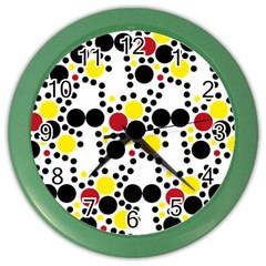 Pattern Circle Texture Color Wall Clock by Alisyart
