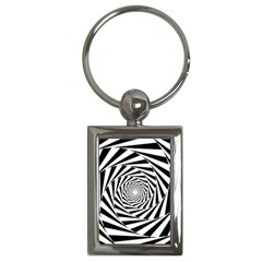 Pattern Texture Spiral Key Chains (rectangle) 