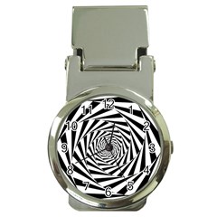 Pattern Texture Spiral Money Clip Watches