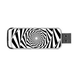 Pattern Texture Spiral Portable Usb Flash (one Side)